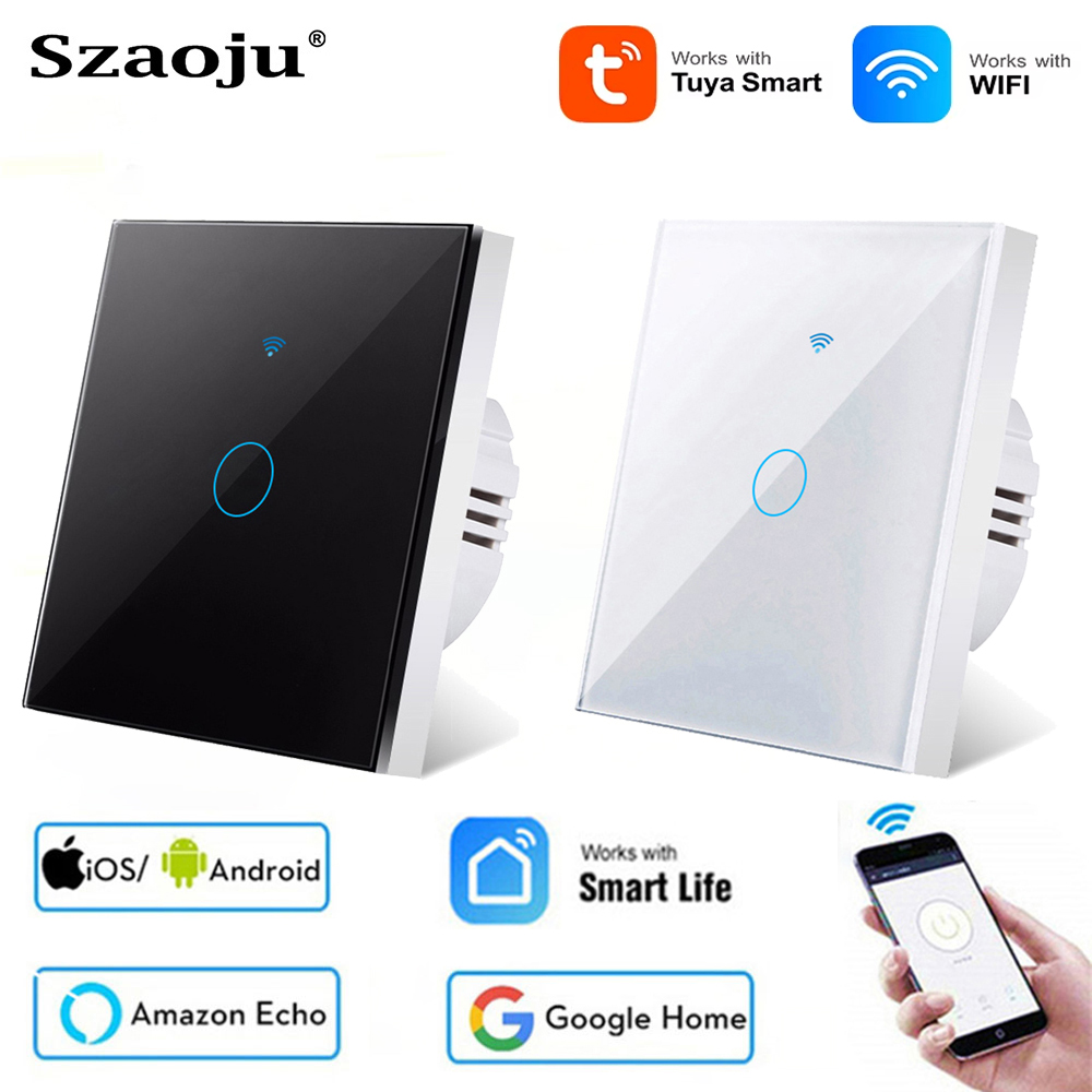 Sonoff Basic - Tuya Smart Life対応 WiFiタッチスマートスイッチ アプリリモコン ニュートラル配線不要