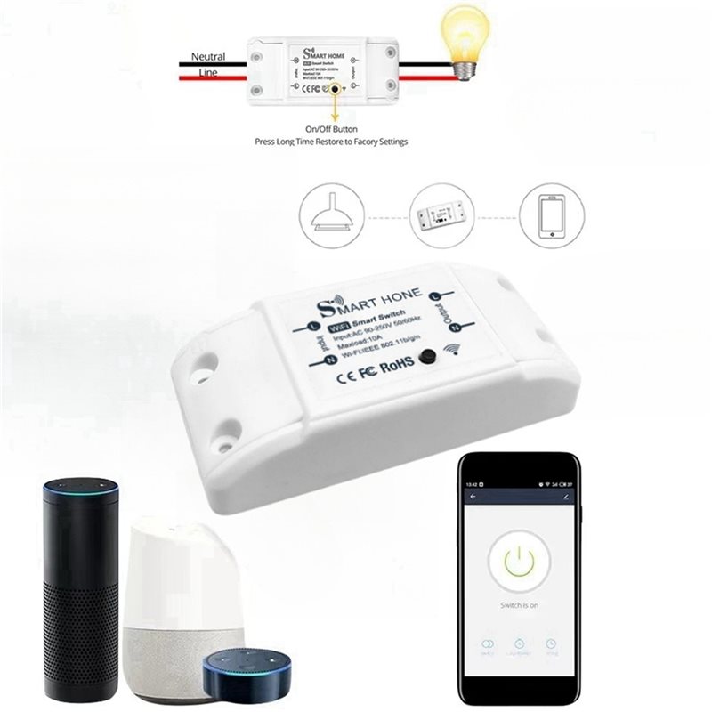 Smart Relay Tuya - AB33-4X スマートスイッチ Tuya スマートホーム Wi-Fi スイッチ