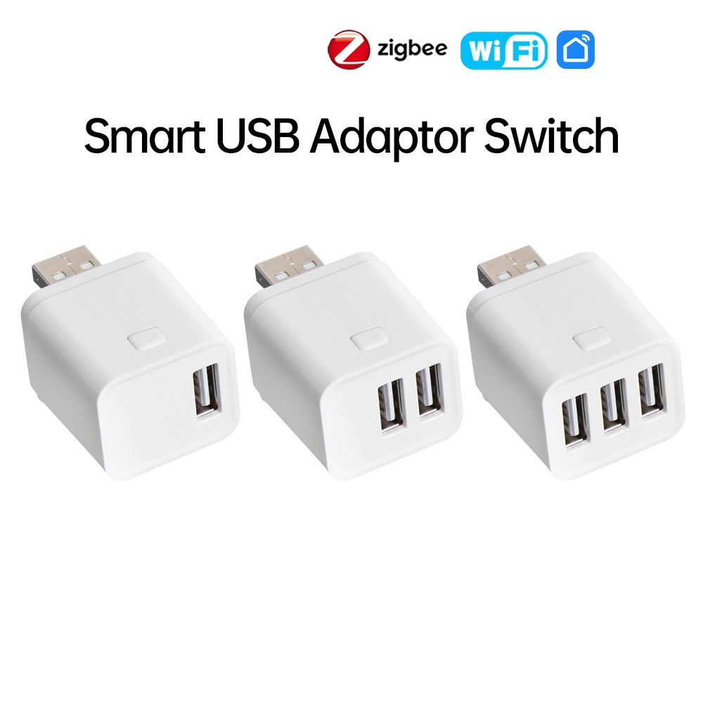 Smart Relay Tuya - スマートWiFi/ZigbeeマイクロUSBアダプタースイッチ 5Vミニ1 2 3 USB電源アダプター スマートライフコントロール