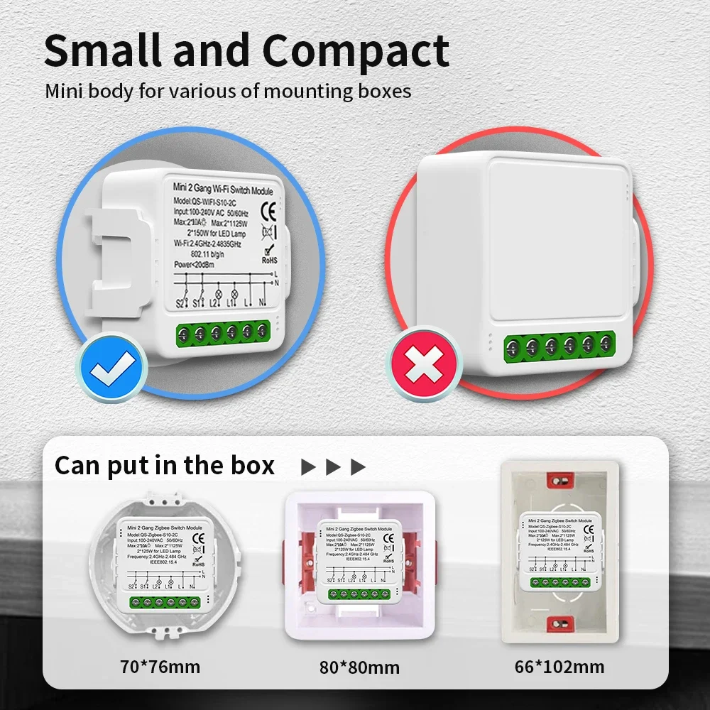 TNCE Tuya スイッチライトカーテン調光器 WIFI  - Tuya Smart のレビューと価格
