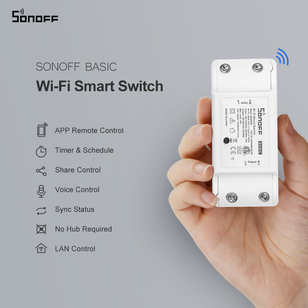 Itead SONOFF 基本 R2 ミニ DIY モジュー - Sonoff のレビューと価格