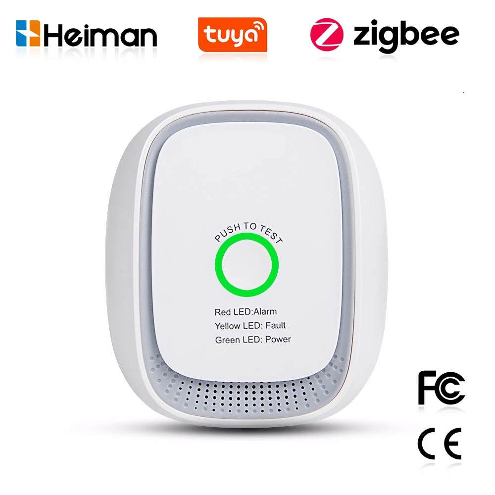 HEIMAN Zigbee Tuya 可燃性ガスセンサー 天 - Tuya Smart のレビューと価格