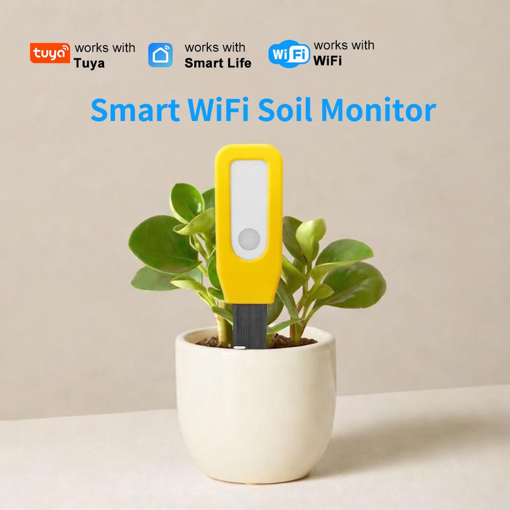 WiFi 土壌モニター Tuya スマート温度および湿度セン - Tuya Smart のレビューと価格