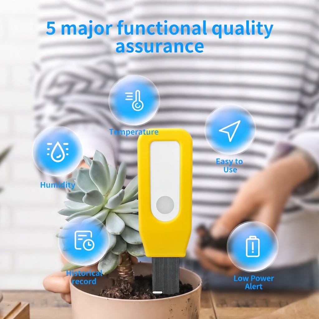 WiFi 土壌モニター Tuya スマート温度および湿度セン - Tuya Smart のレビューと価格