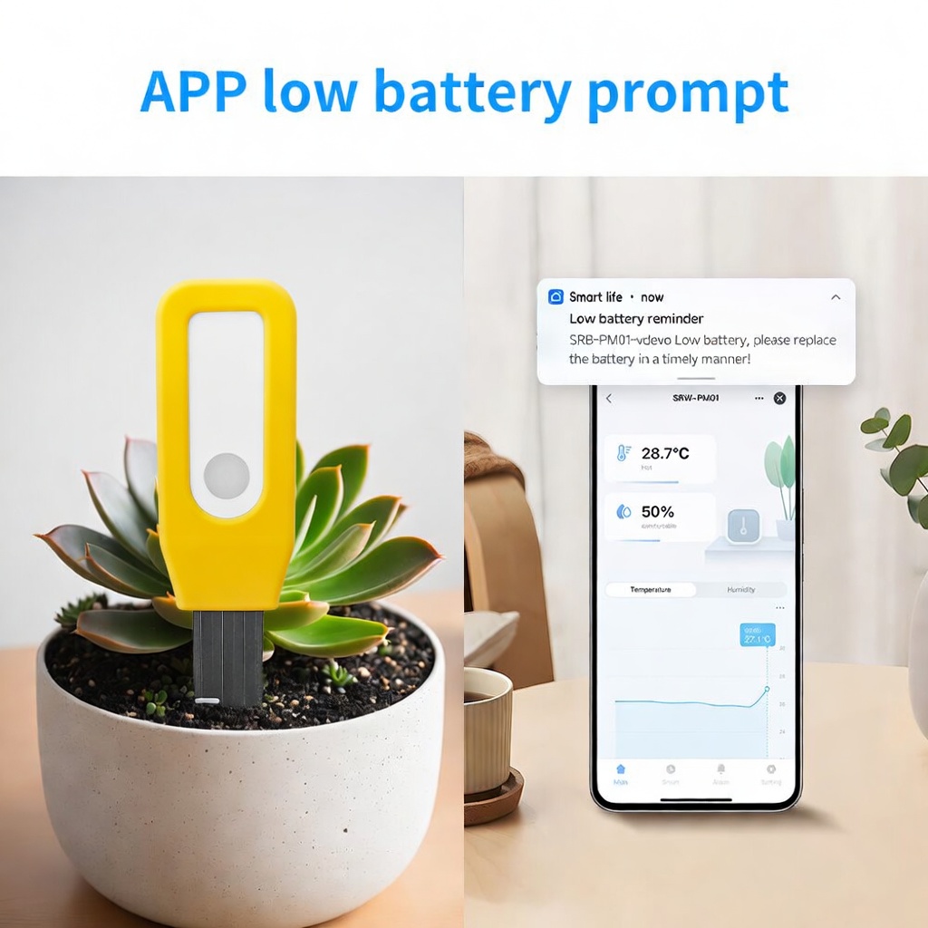 WiFi 土壌モニター Tuya スマート温度および湿度セン - Tuya Smart のレビューと価格