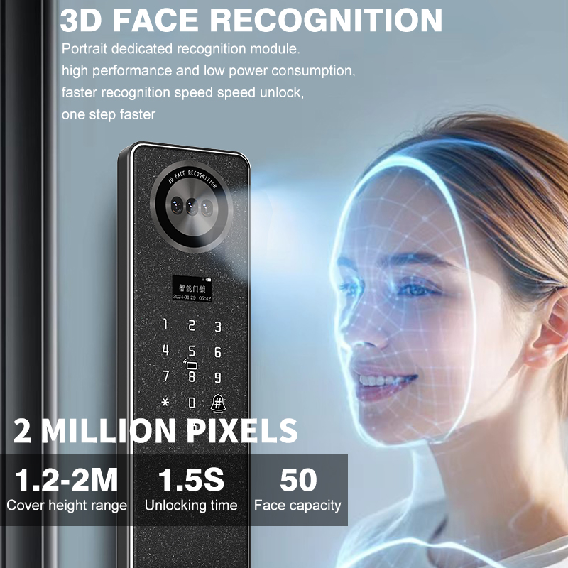 Tuya WiFi スマートドアロック、家庭用生体認証指紋ロ - Tuya Smart のレビューと価格