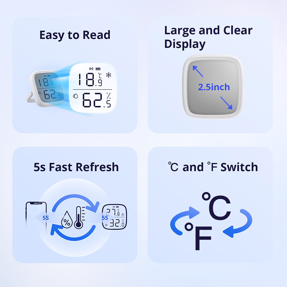 SONOFF Zigbee スマートLCD温度センサー イン - Sonoff のレビューと価格
