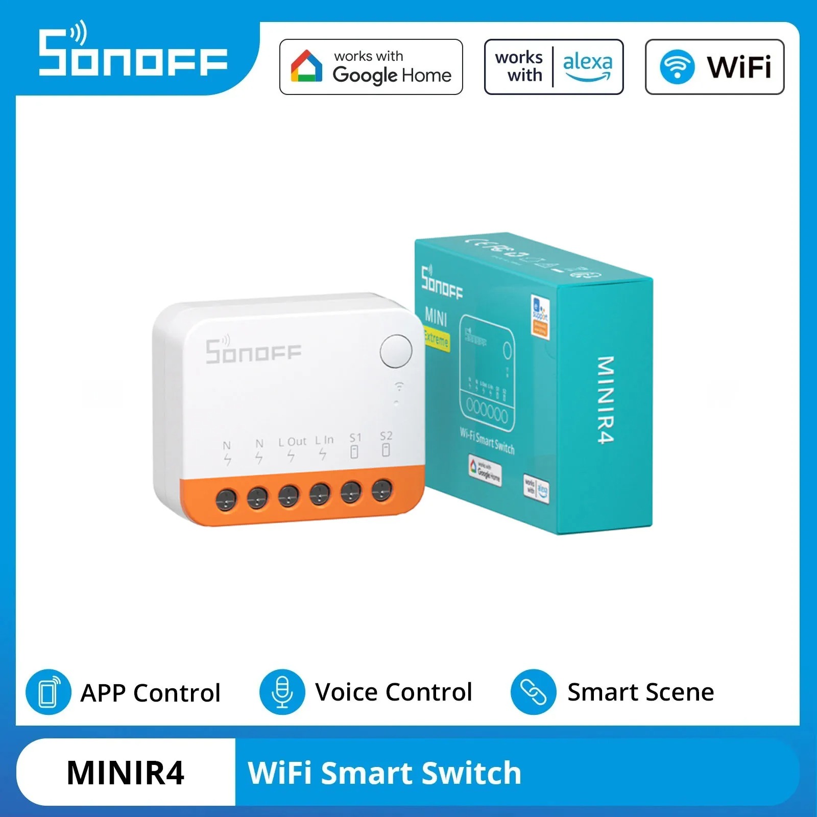 Sonoff Mini R4 Extreme、Sonoff  - Sonoff Mini R4 のレビューと価格