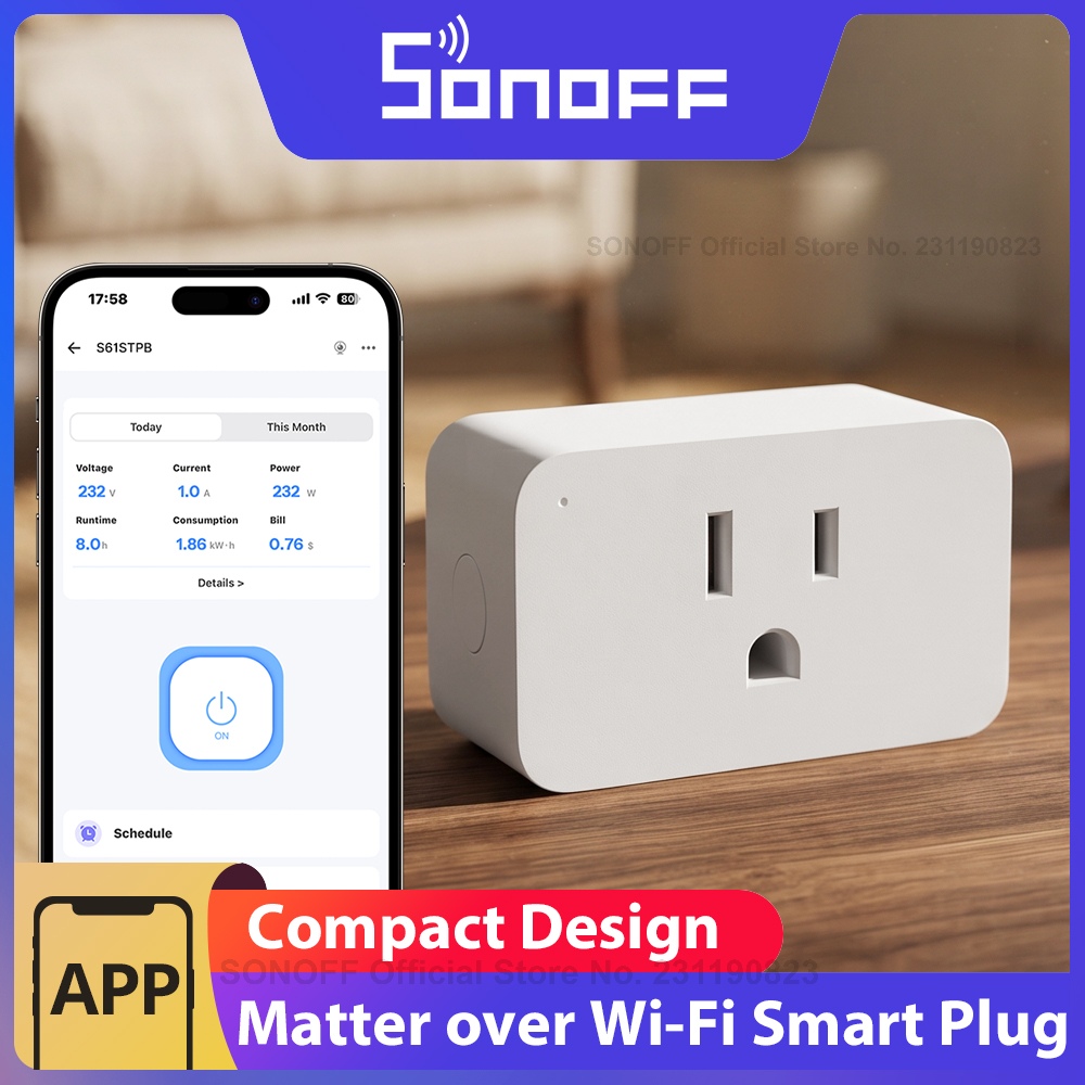 SONOFF S61STPB iPlug Gen2 Type - Shelly Plug のレビューと価格