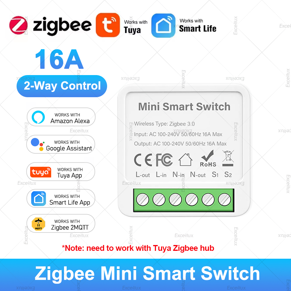 Tuya ZigBee スマートミニスマートライトスイッチ  - Smart Relay Tuya のレビューと価格