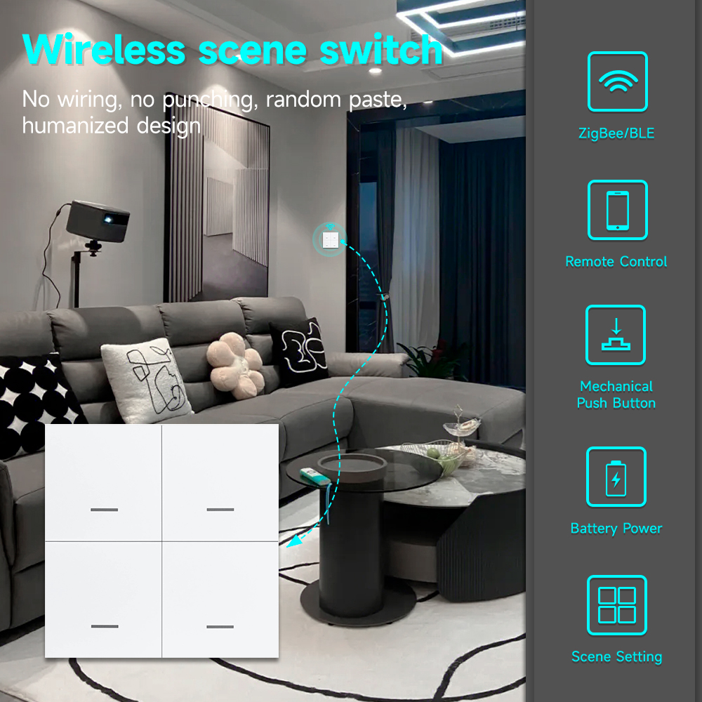 Tuya ZigBee 3.0 スマートシーンスイッチワイヤ - Sonoff Basic のレビューと価格