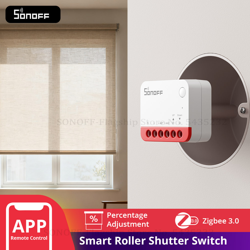 SONOFF MINI-ZBRBS Zigbeeスマートロー - Sonoff のレビューと価格
