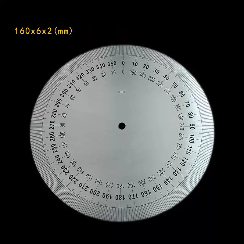 160x6x2mm ダイヤルスケール識別ダイヤル度目盛り付き - Tasmota のレビューと価格