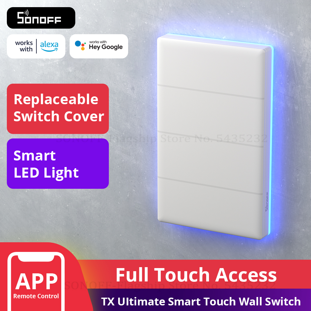 スマートホームwifiライトスイッチ,1ギャングおよび2入力 - Sonoff Mini R4 のレビューと価格