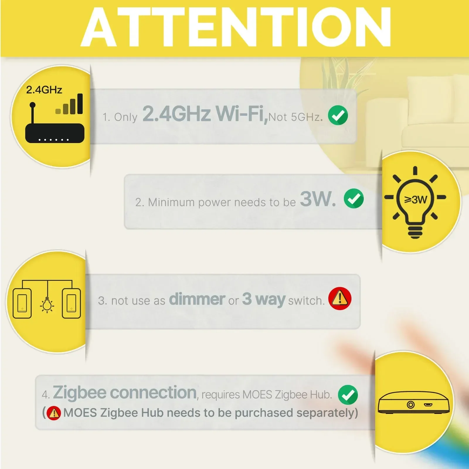 MOES Tuya ZigBee スマートライトスイッチ（米 - Sonoff Basic のレビューと価格