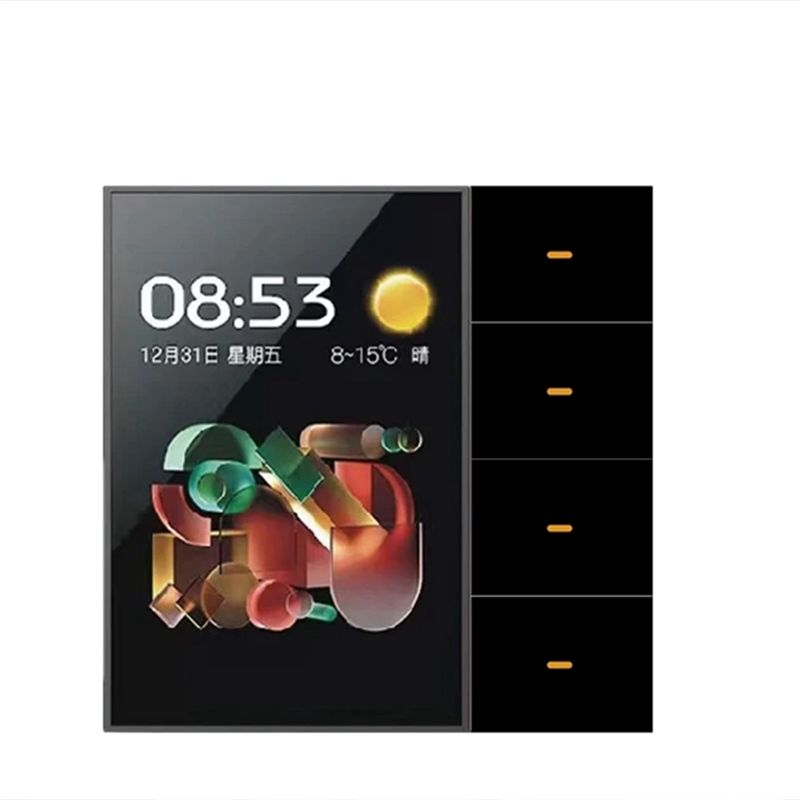 AED6-Tuya Zigbee 3.5 インチスマートウォ - Tuya 4 Channel のレビューと価格