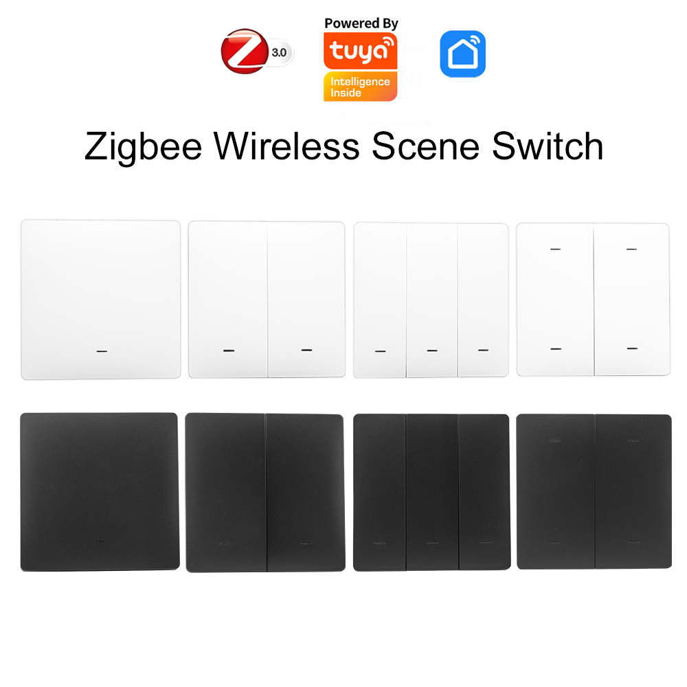 ワイヤレス 12 スマートシーンスイッチプッシュボタン Tu - Tuya 4 Channel のレビューと価格
