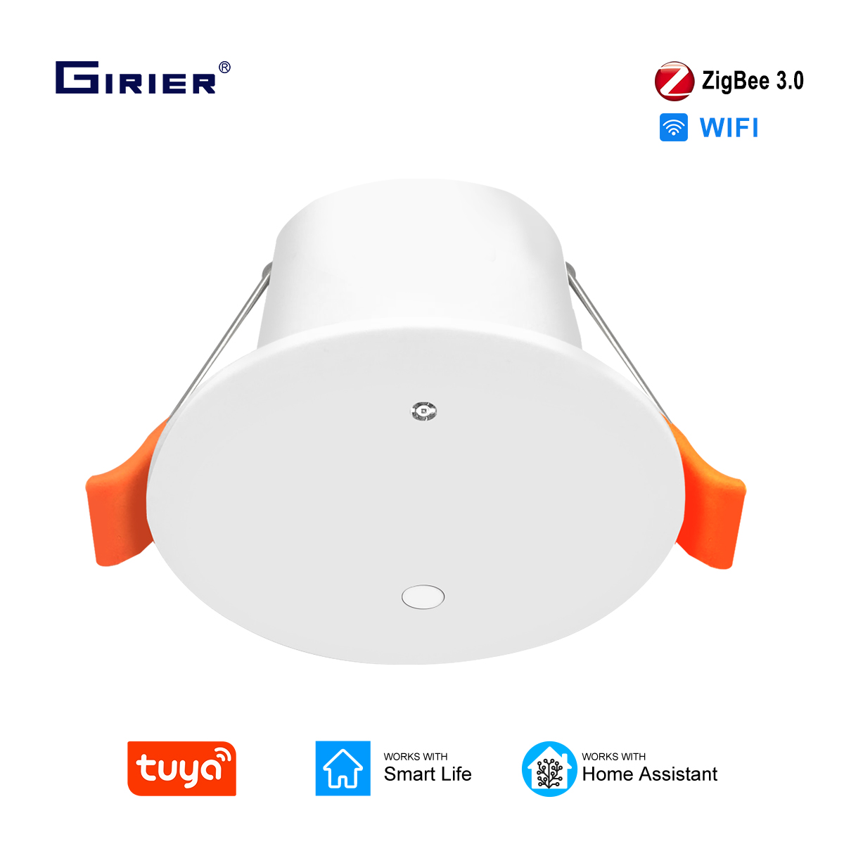 GIRIER Tuya ZigBee 人感センサー 天井取り - Home Assistant Tuya のレビューと価格